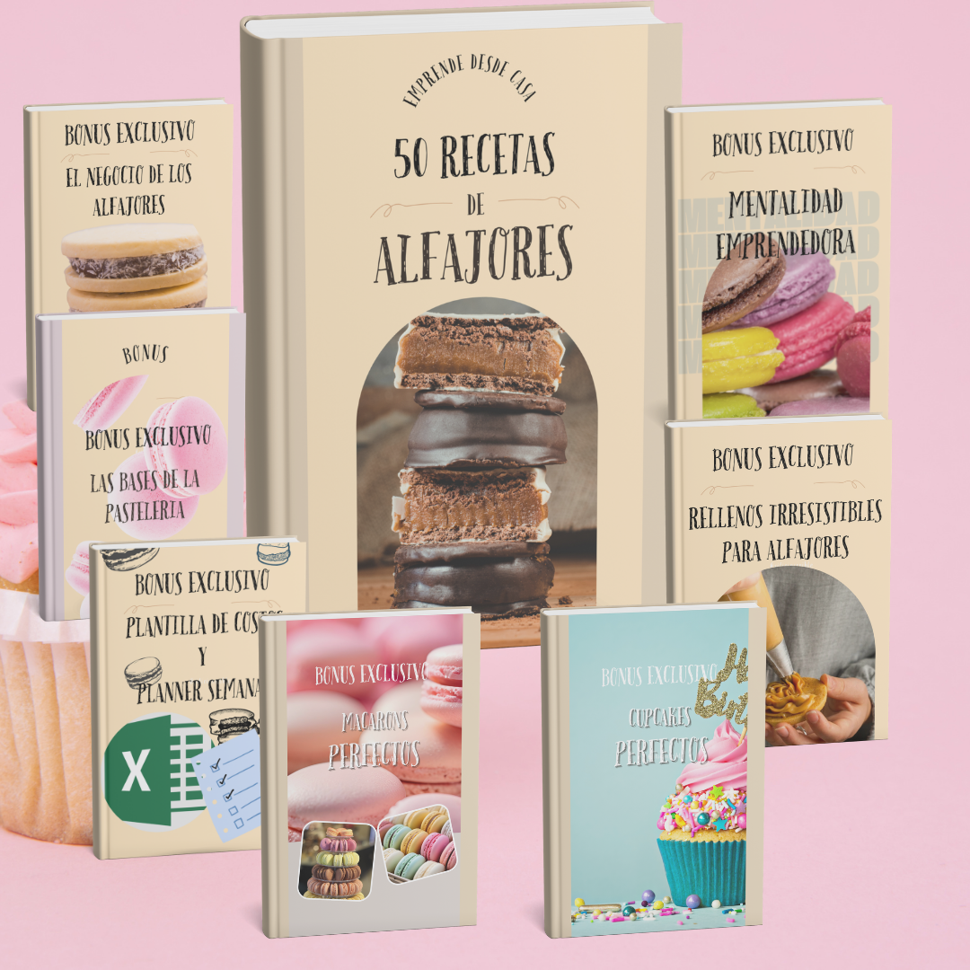 Alfajores: 50 recetas para emprender desde casa + 🎁 7 Bonus Exclusivos 🎁